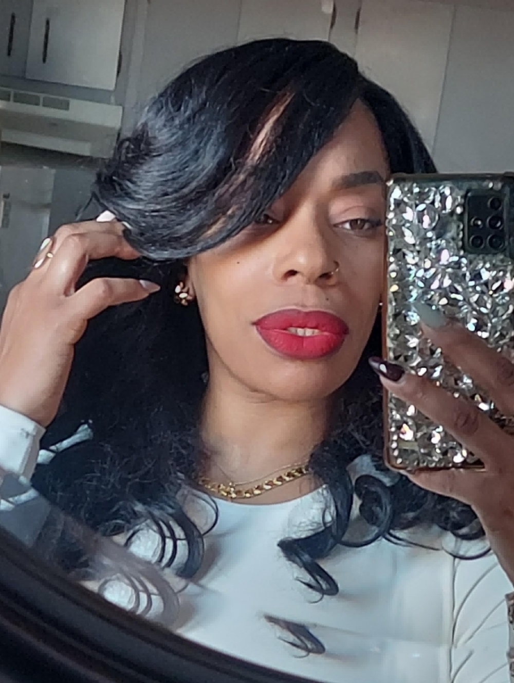 Janet Collection Natural Me HD Lace Wig Deep Part Lace Roxie (1B)